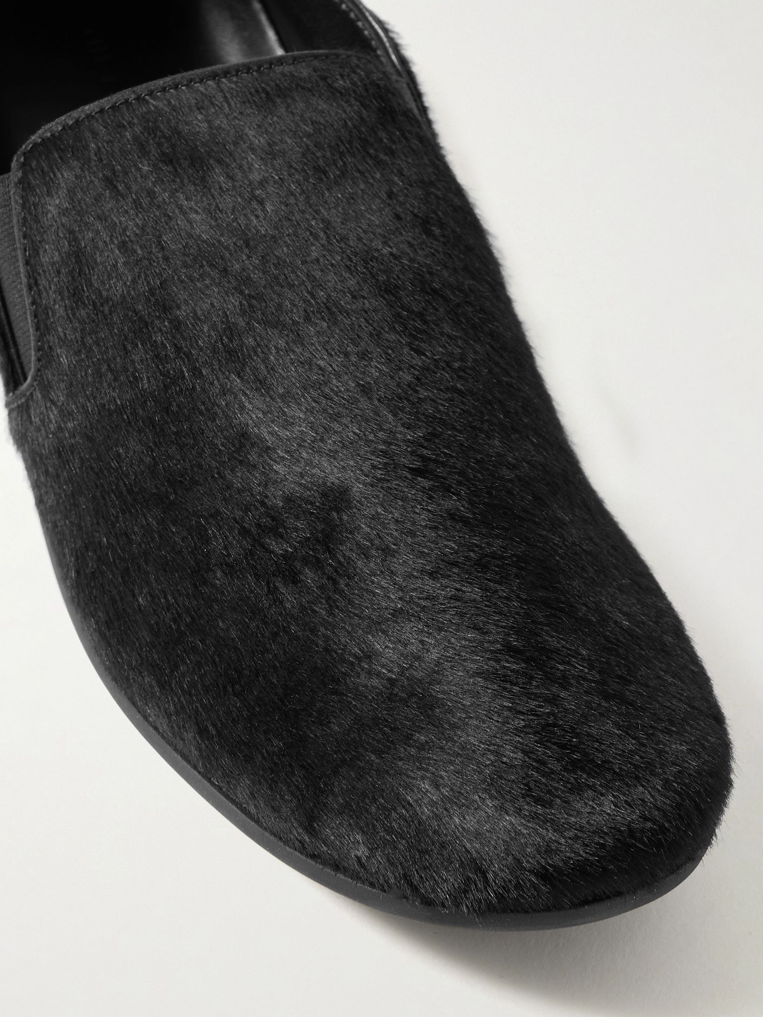 Vincit calf hair loafers Black - 4
