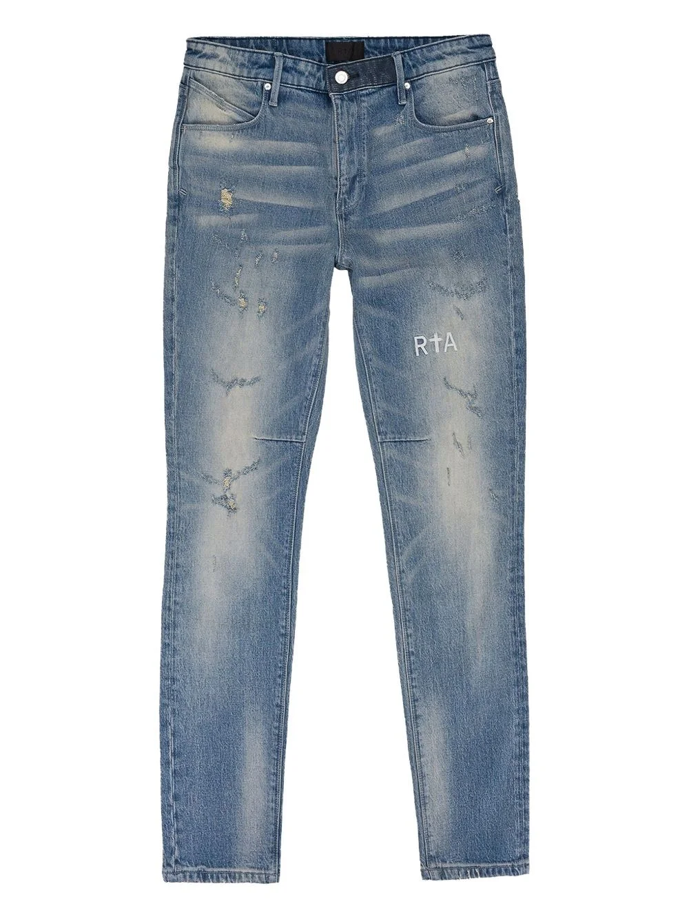 distressed jeans - 1