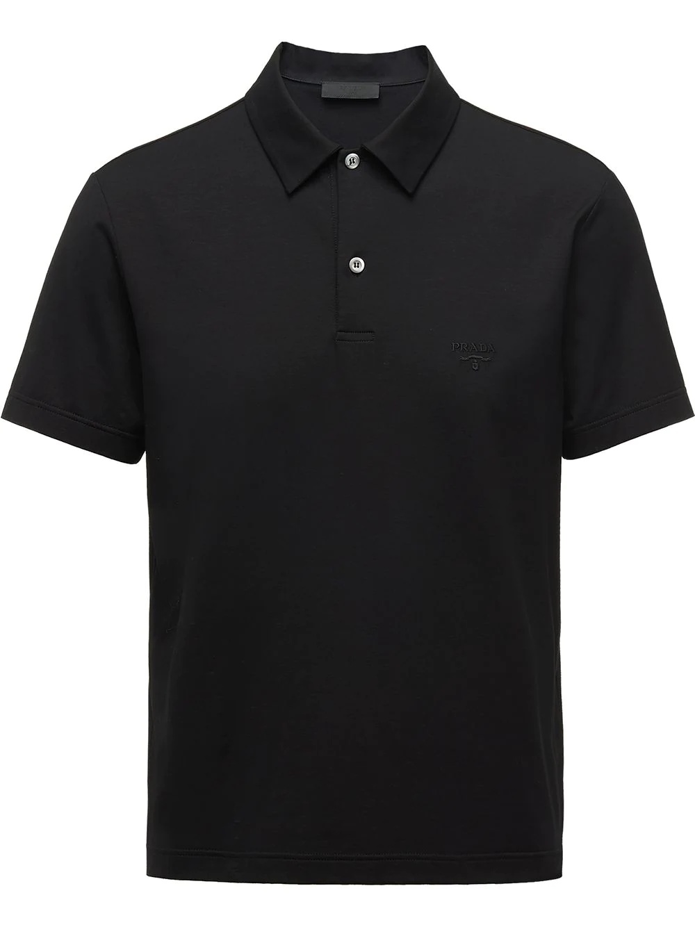 logo embroidered polo shirt - 1