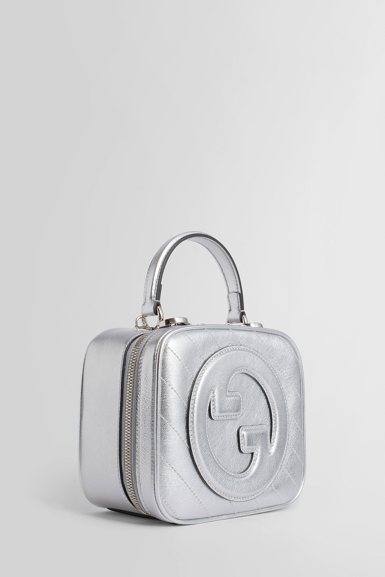 GUCCI WOMAN SILVER TOP HANDLE BAGS - 2