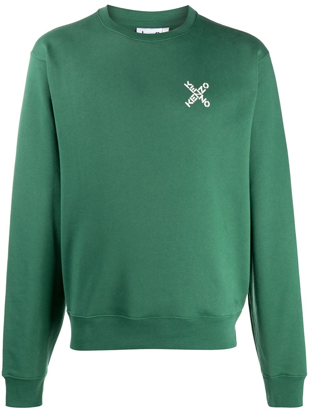 X logo print sweatshirt - 1