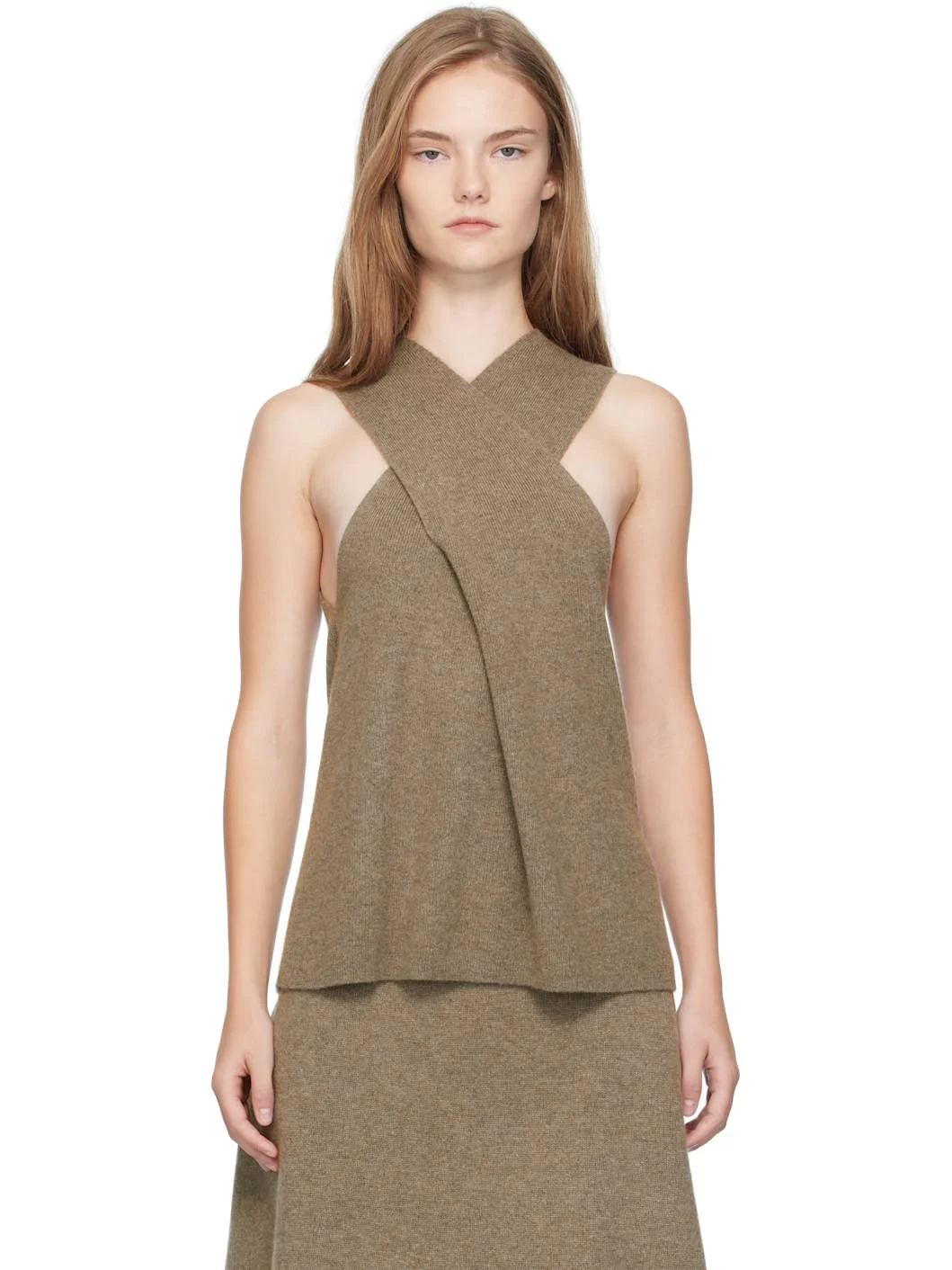 Taupe 'The Lyra' Top - 1