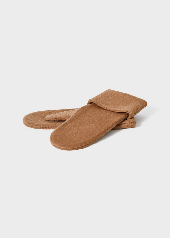 Doublé mittens camel - 1