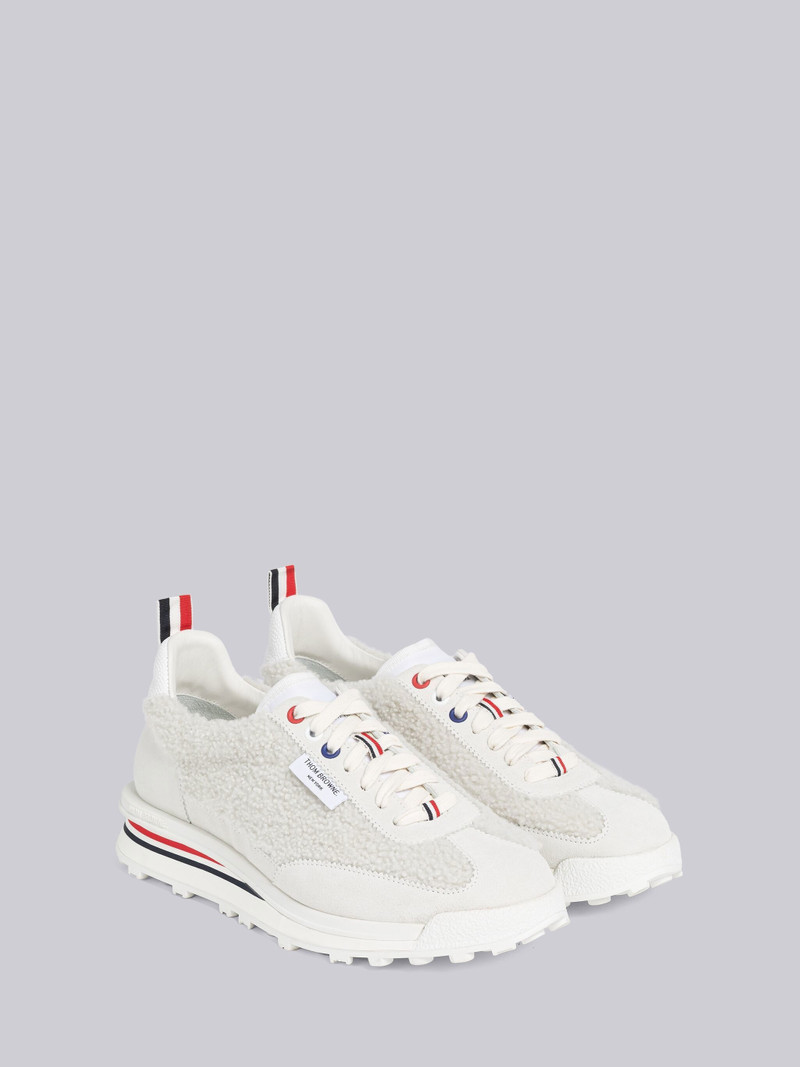 Shearling And Suede Tech Runner 3