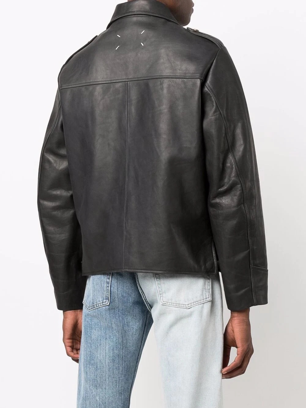 leather sports jacket - 4