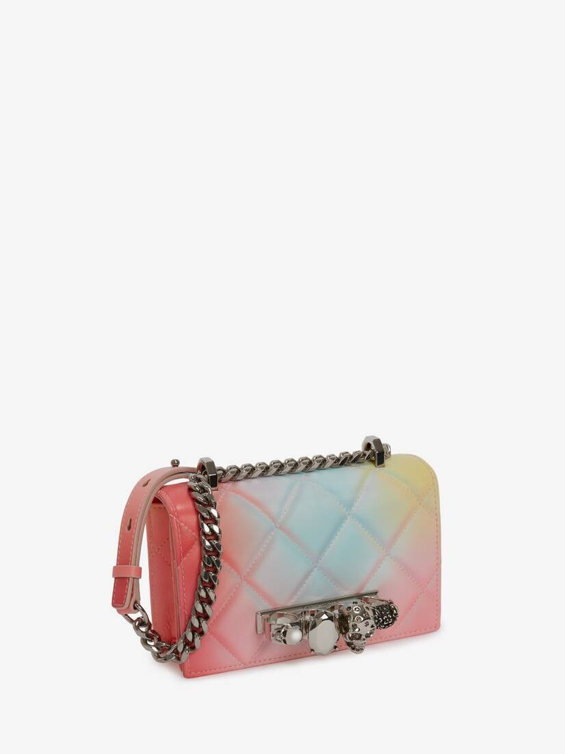 Alexander McQueen Mini Jewelled Satchel in Multicolor outlook