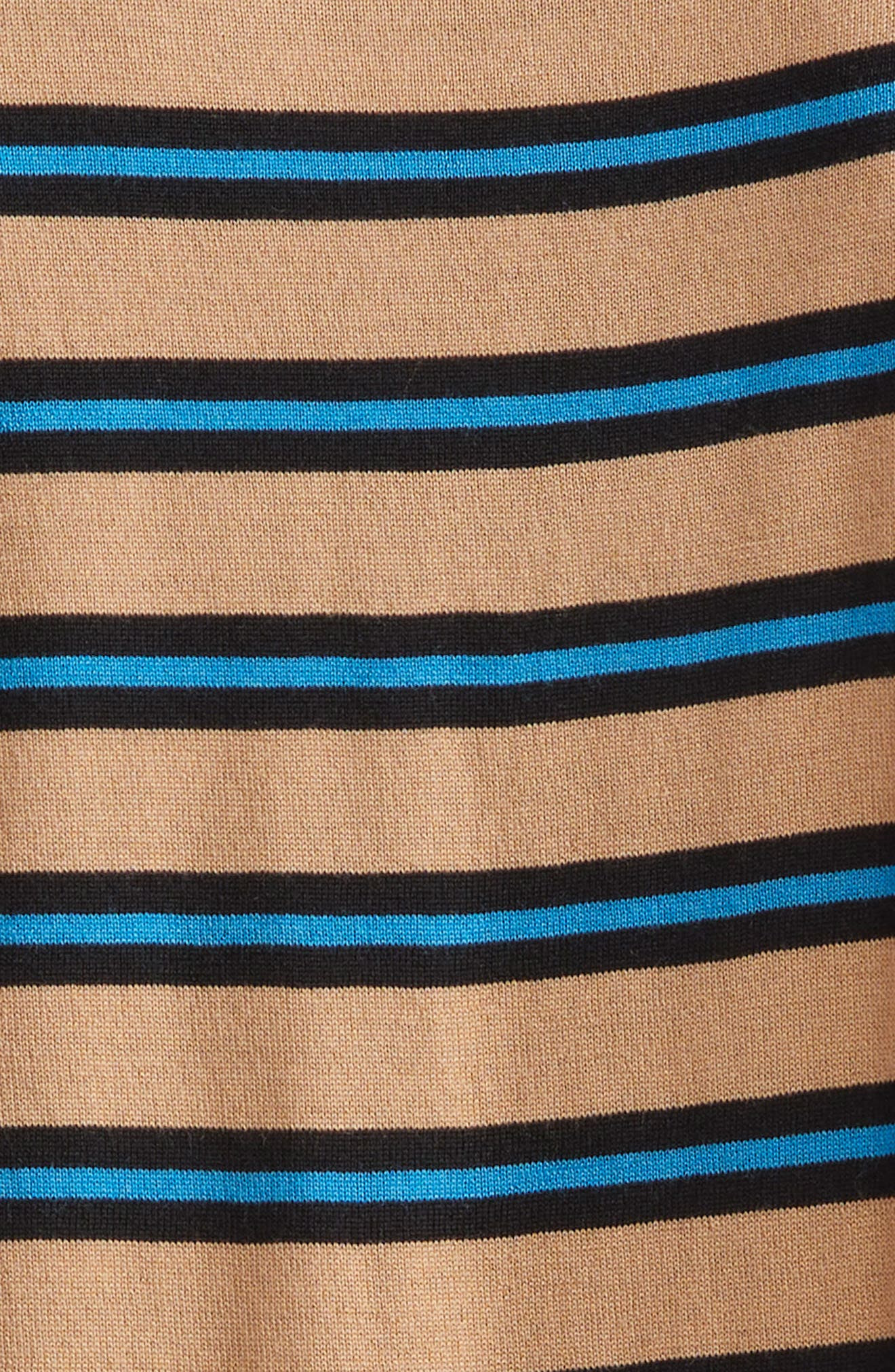 Marni Stripe Virgin Wool Polo in Caramel at Nordstrom - 7