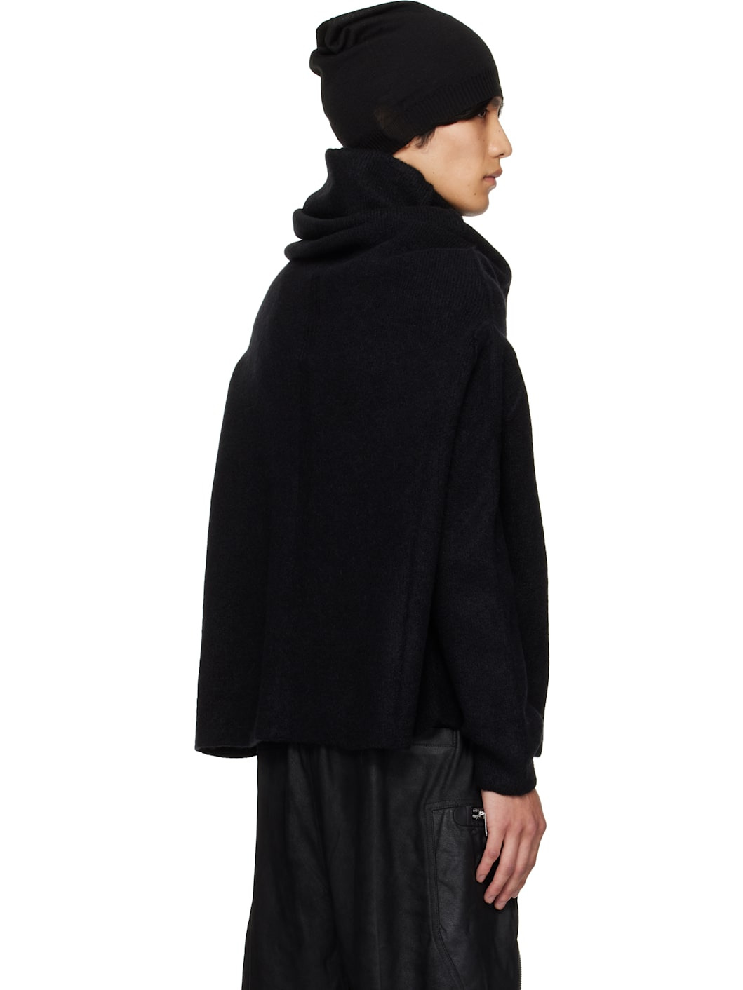 Black Concordians Shroud Sweater - 3