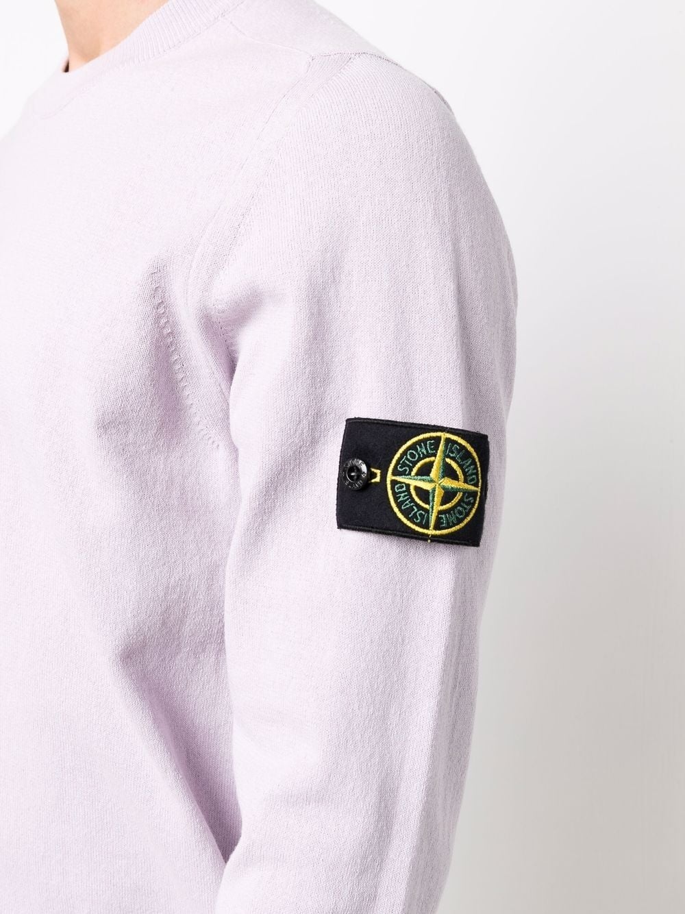 logo-patch long-sleeve jumper - 5