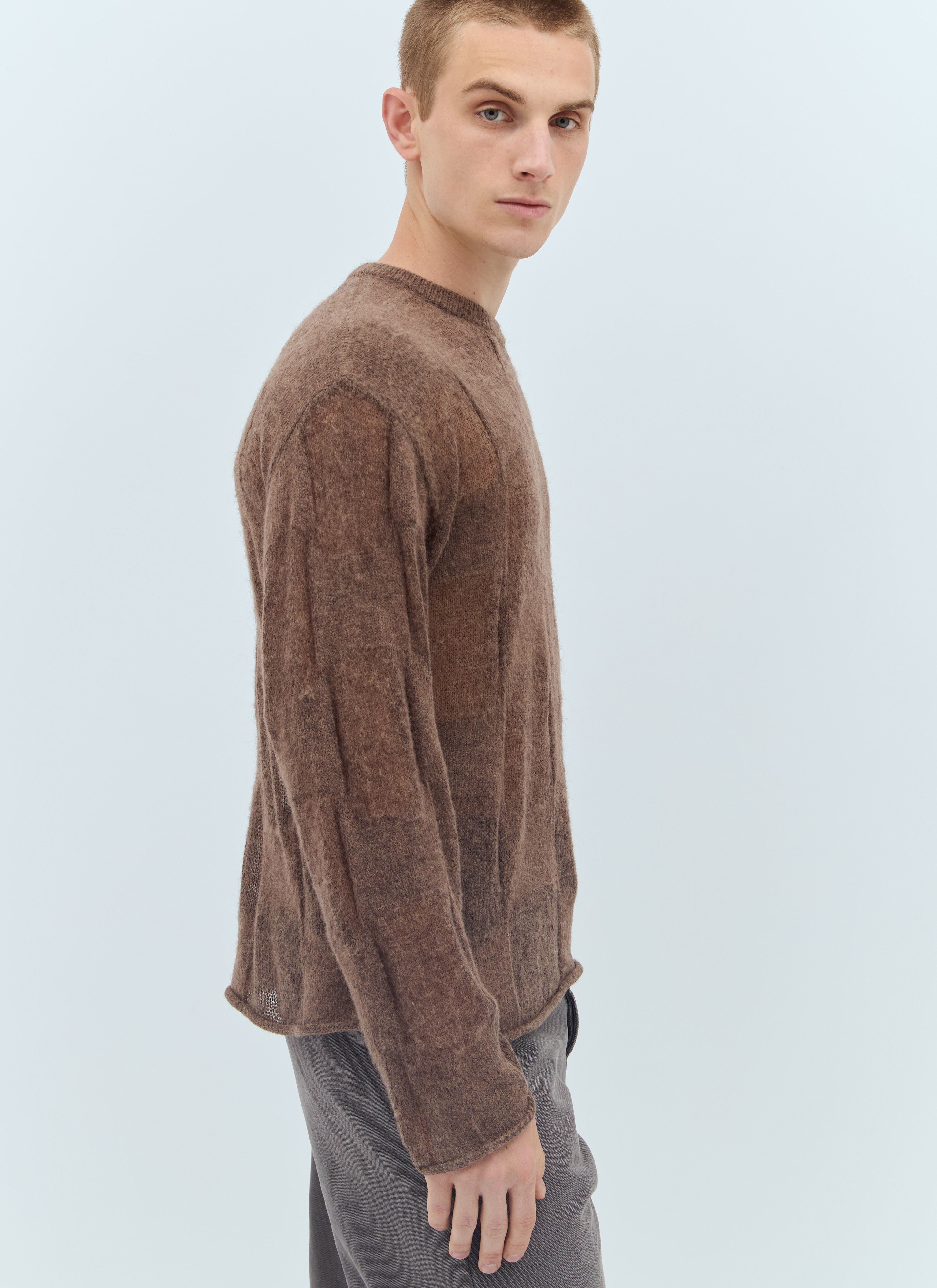 Fuzzy Threadbare Warped Sweater - 3