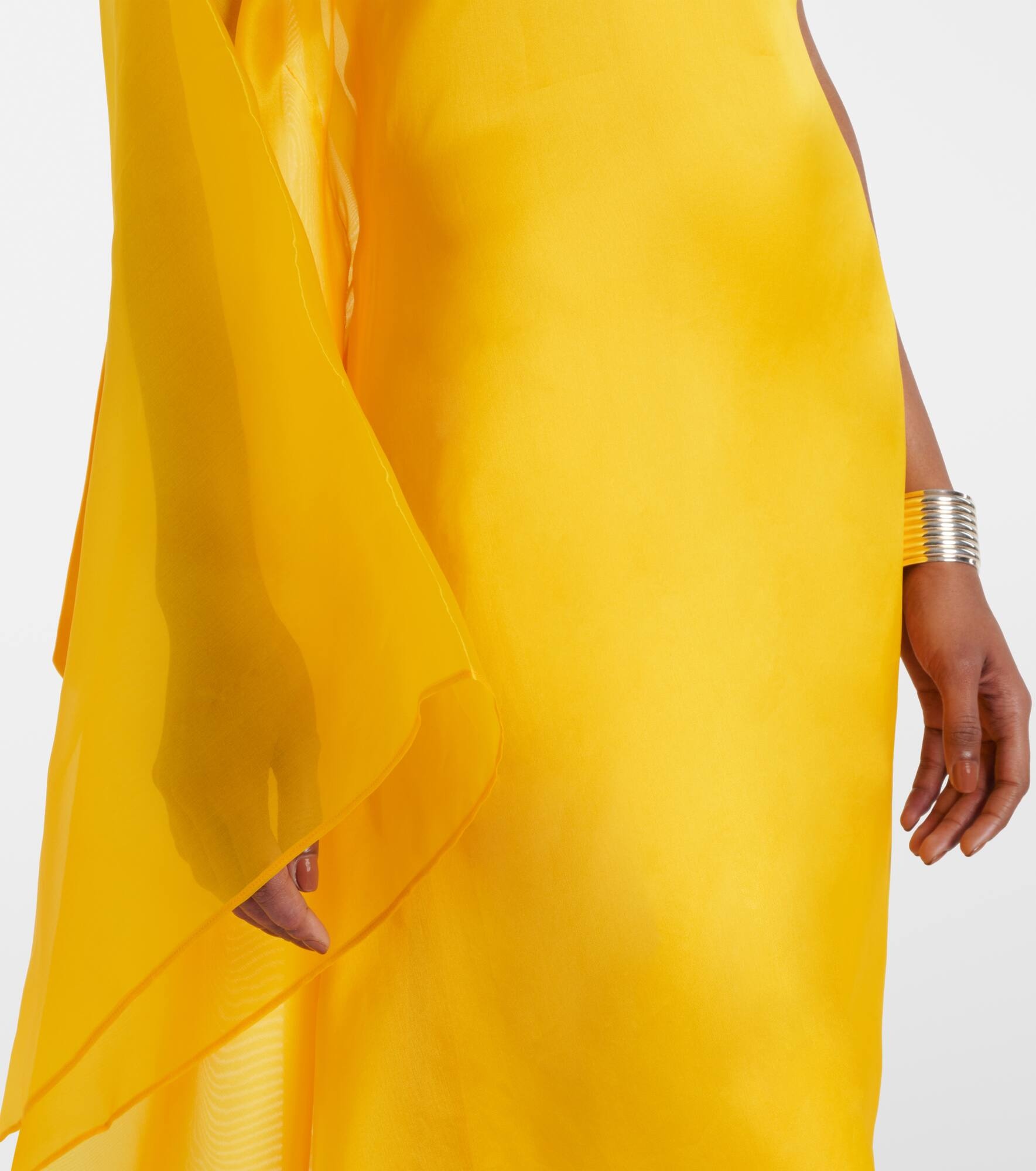 Betsy Fantasma silk cady kaftan - 5