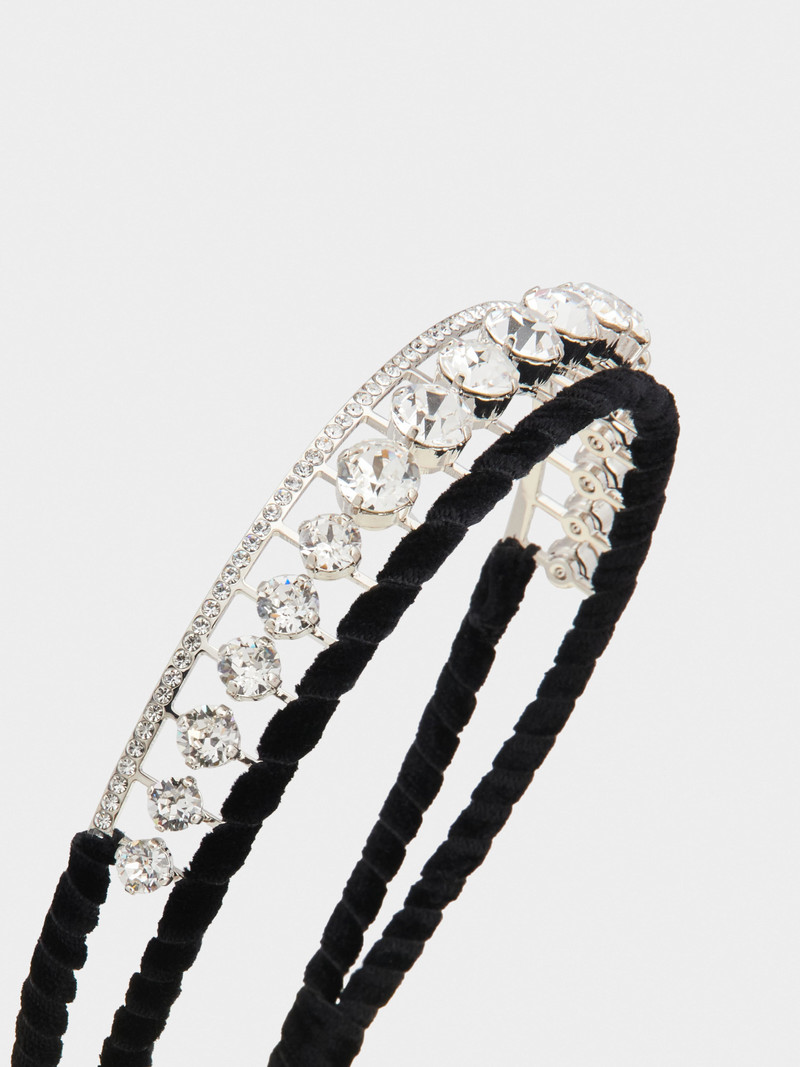 RV Strass Hairband in Velvet 3