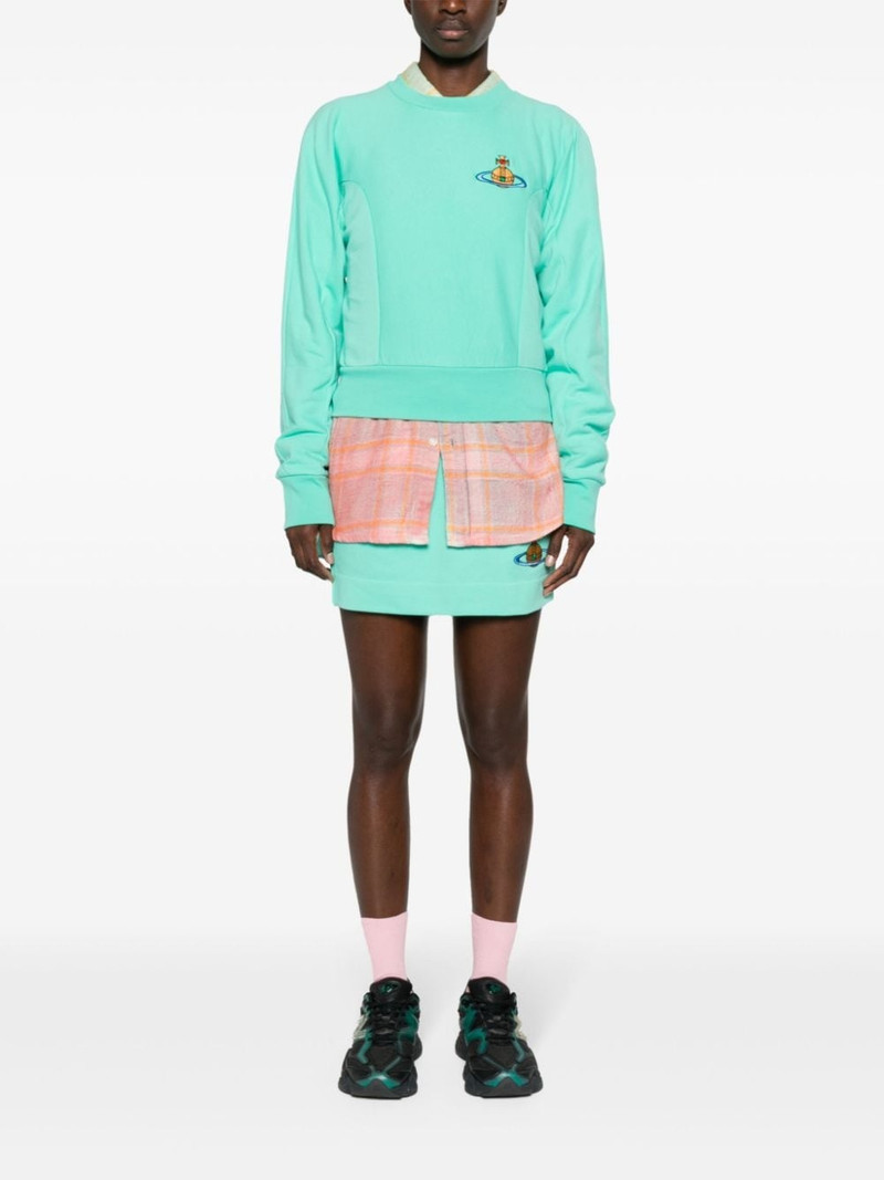Vivienne Westwood Orb-embroidered cotton sweatshirt outlook