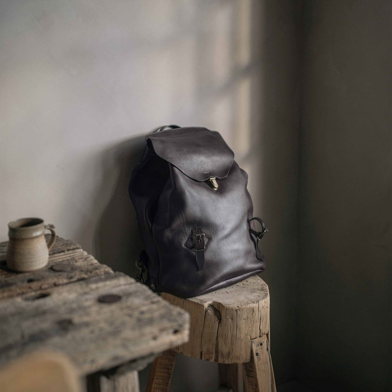 ZIBELINE BACKPACK - DARK BROWN 5