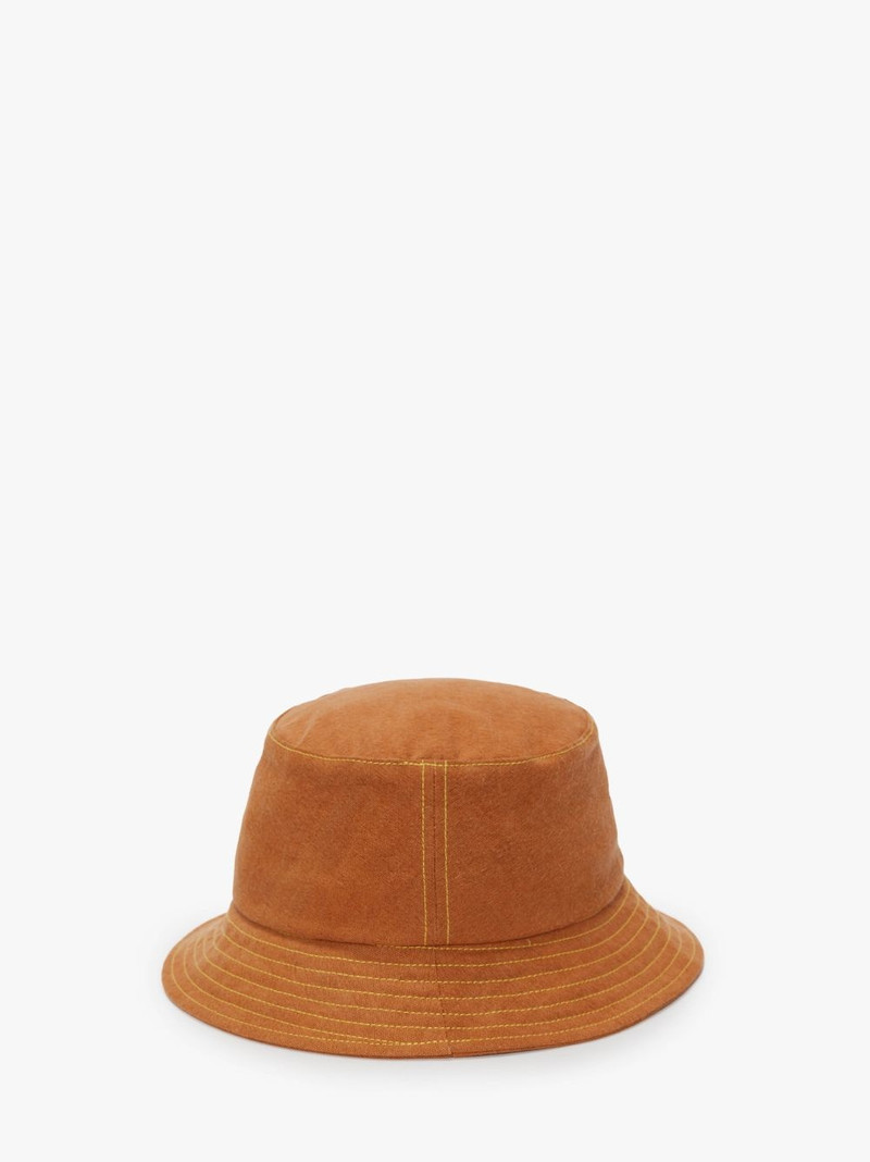 CANVAS BUCKET HAT WITH LOGO 3