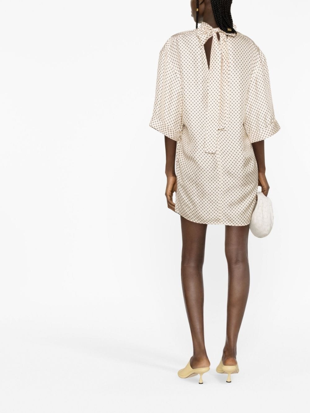 polka-dot print dress - 4