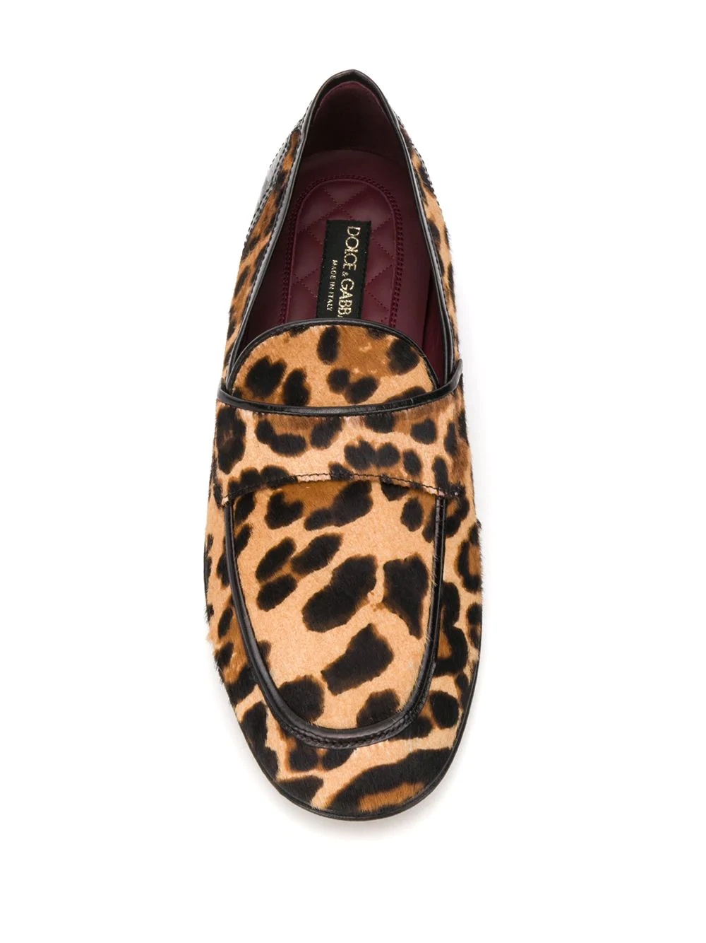 Erice leopard print loafers - 4