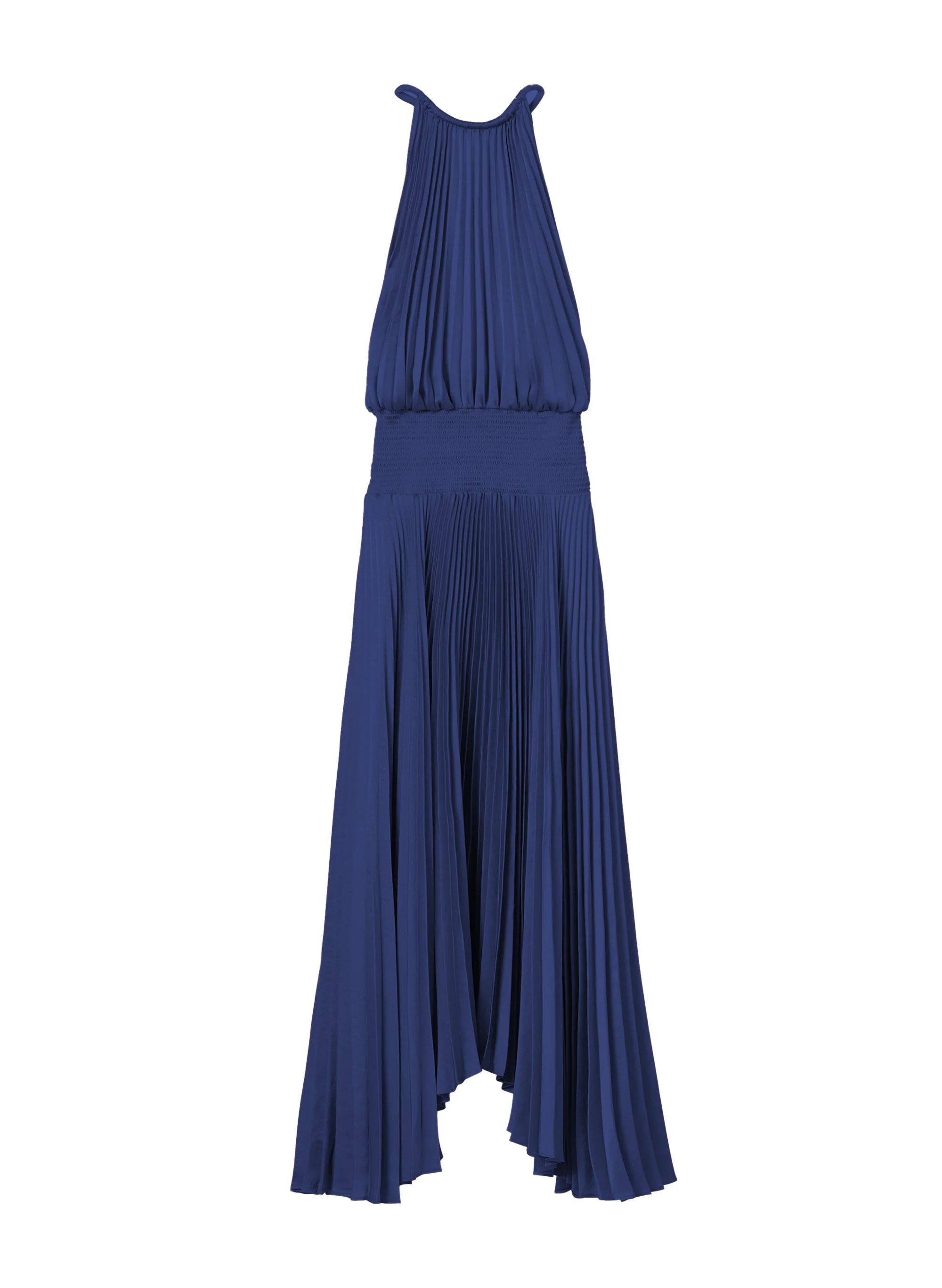 Renzo II Satin Pleated Dress - 1