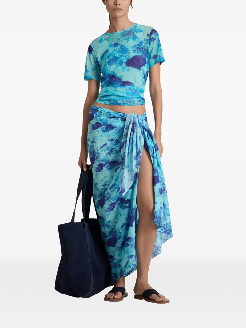 Vilebrequin Voile coral reef print pareo outlook