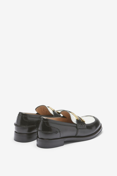 N°21 COLOURBLOCK LEATHER LOAFERS outlook