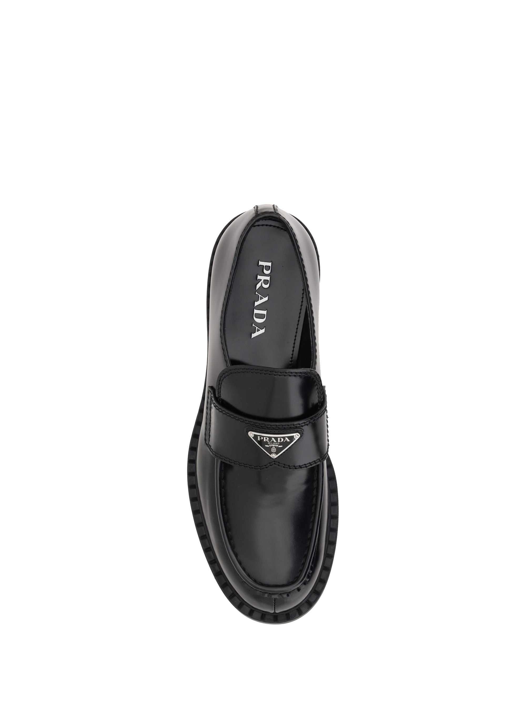 Prada Men Leather Loafers - 4