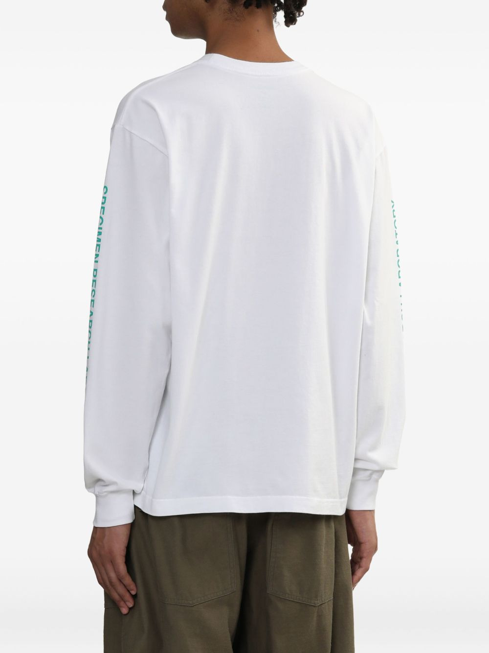 cactus-print long-sleeve T-shirt - 5