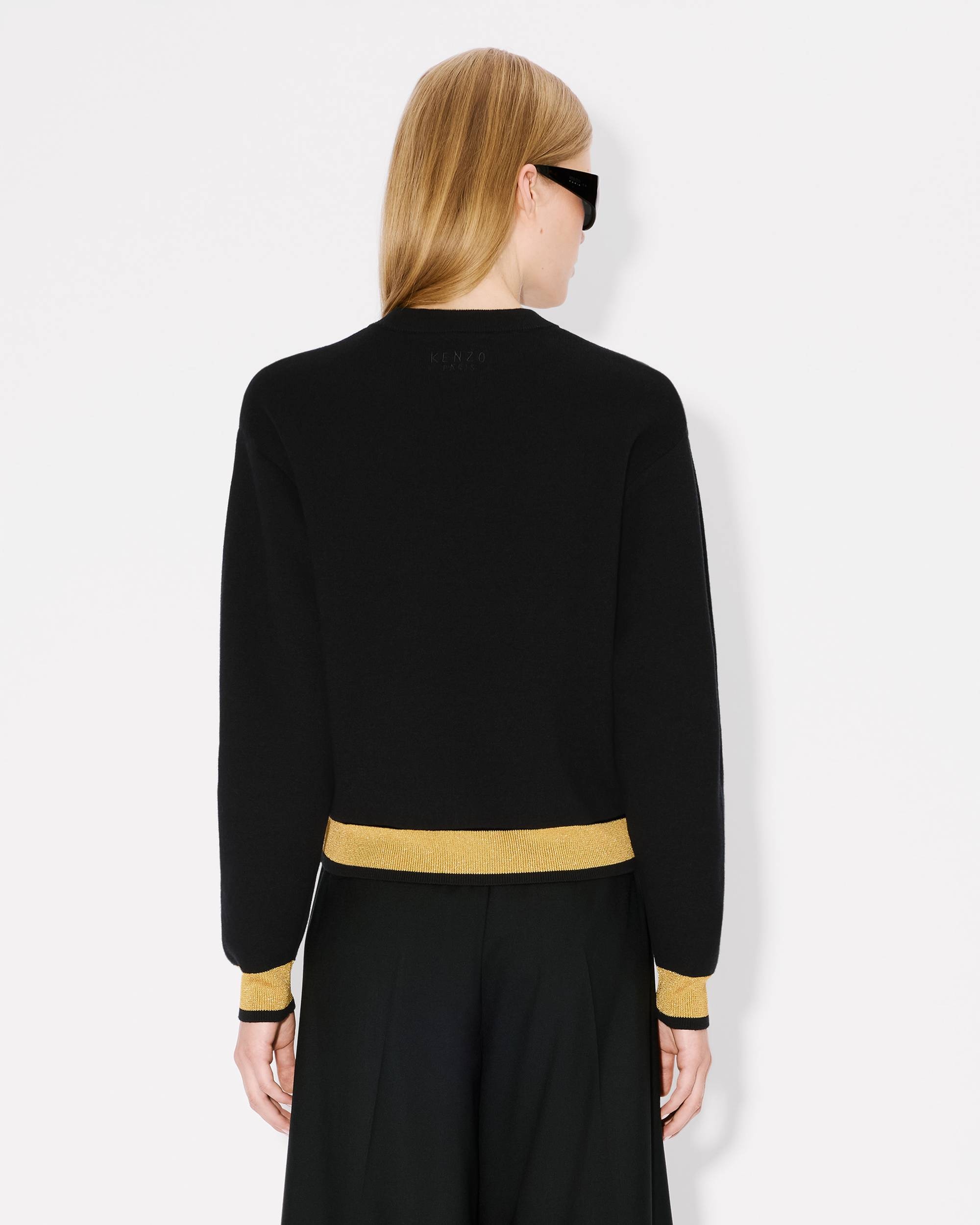 'Boke Flower' jumper in wool and cotton - 4