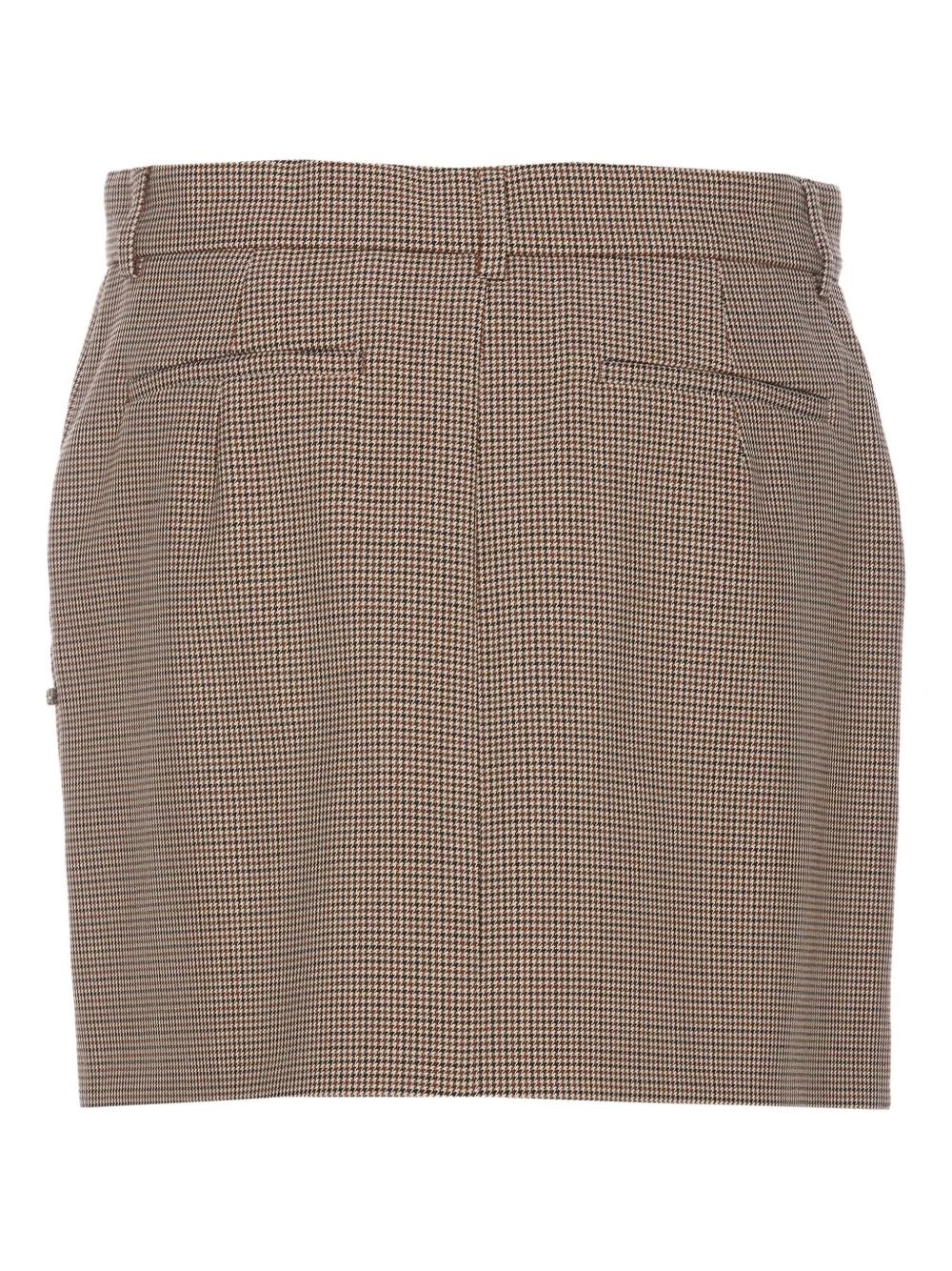 checked mini skirt - 2