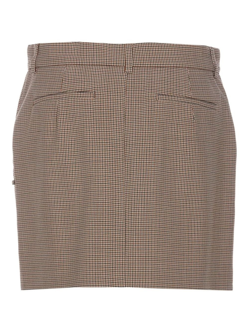 Sportmax checked mini skirt outlook