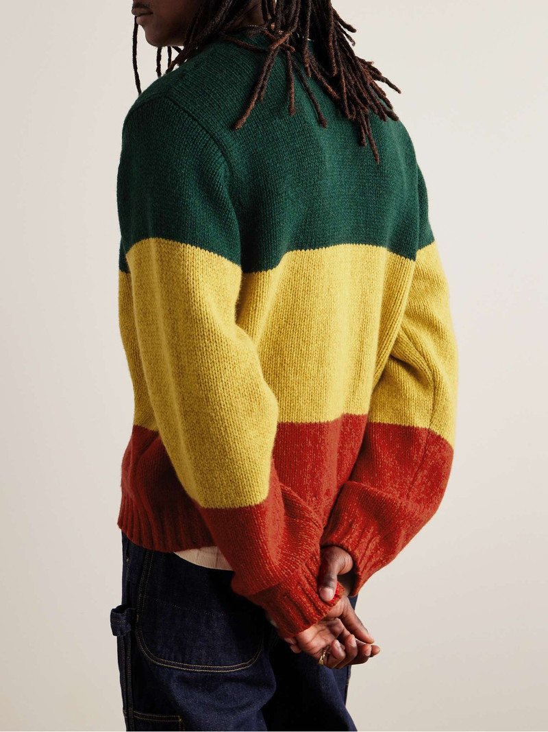 Striped Wool Cardigan 4