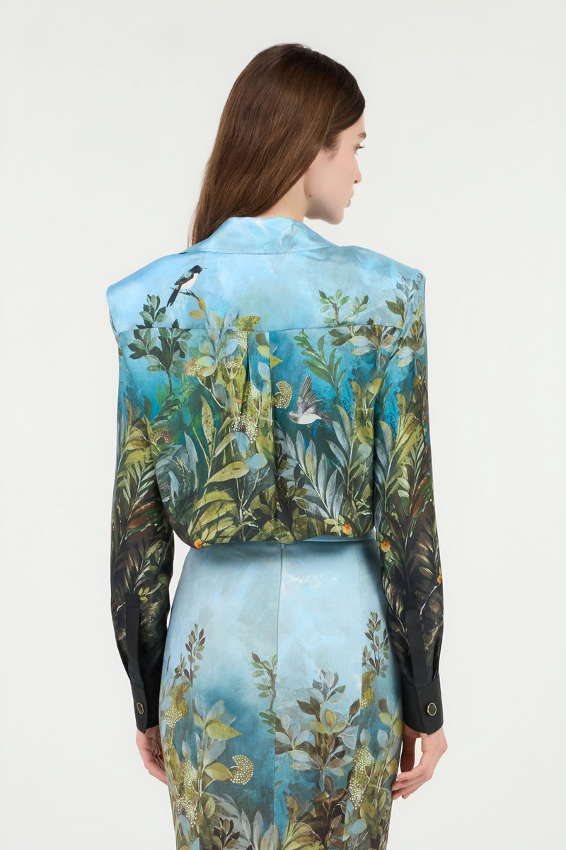 Eden Print Silk Shirt 4