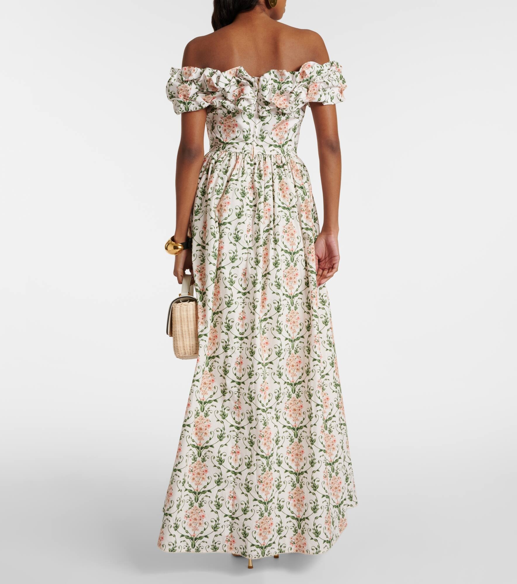 Espliego cotton floral maxi dress - 3