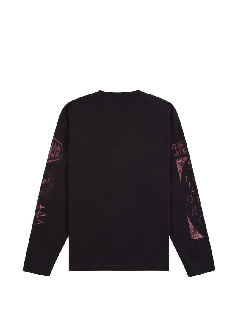 HONOR THE GIFT Night Skate long-sleeve graphic-print T-shirt outlook