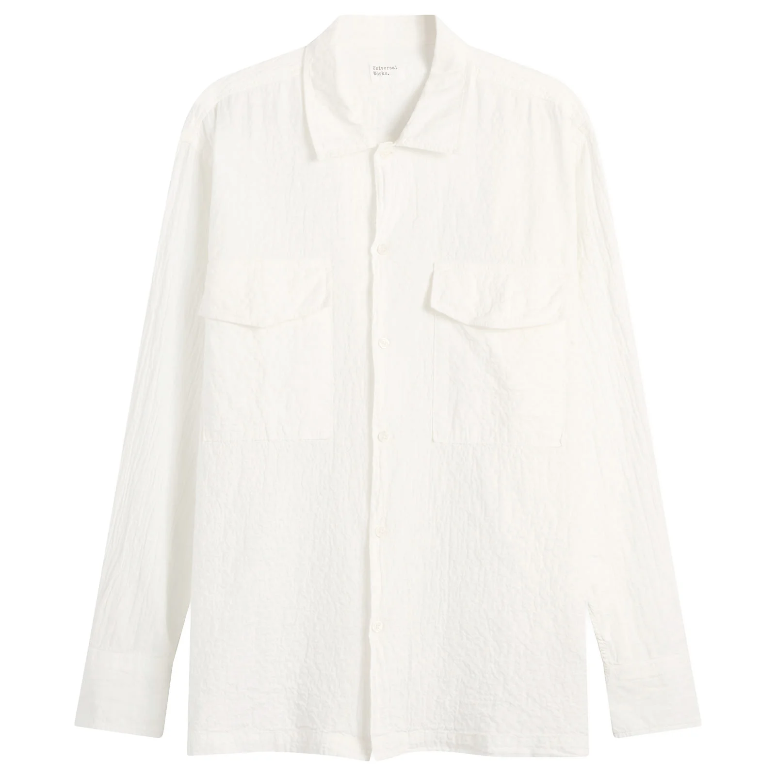 Universal Works Arten Seersucker Attendant Overshirt - 1