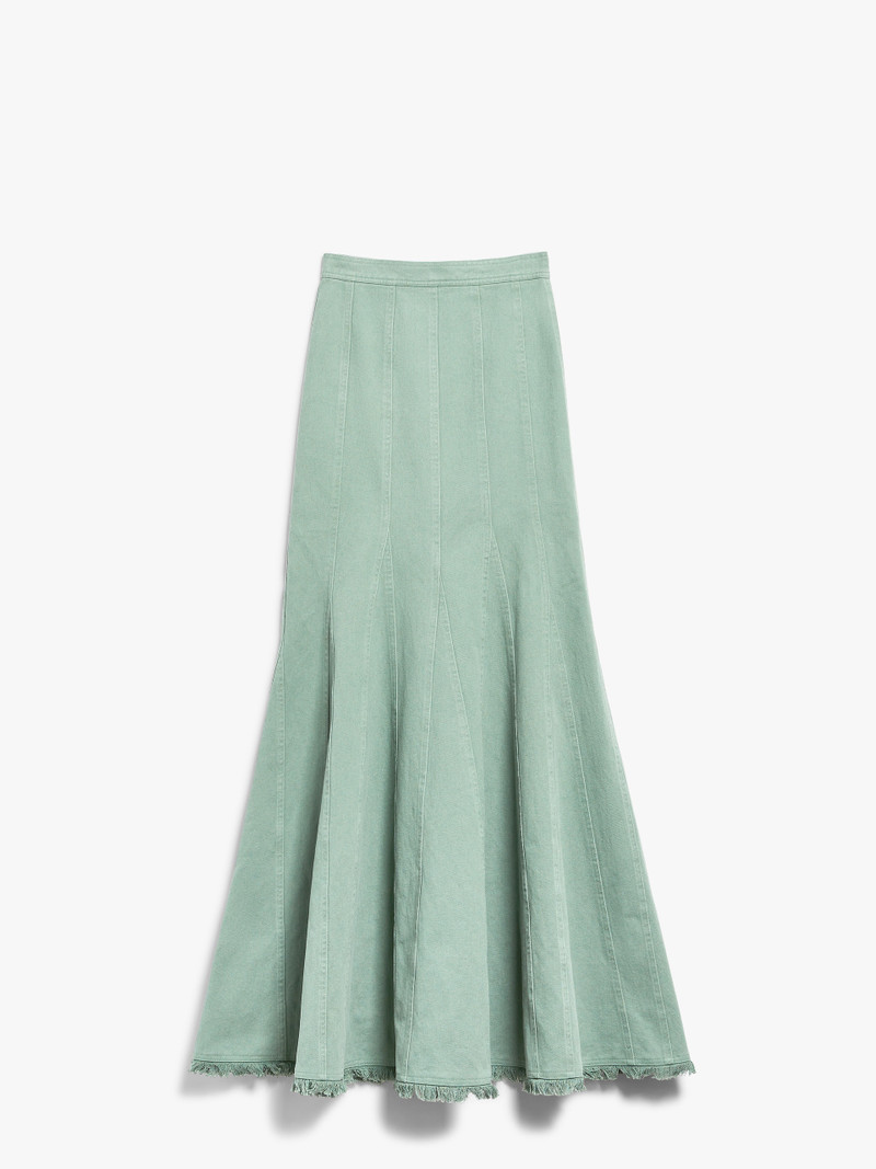 TRUDY Washed cotton drill skirt 1