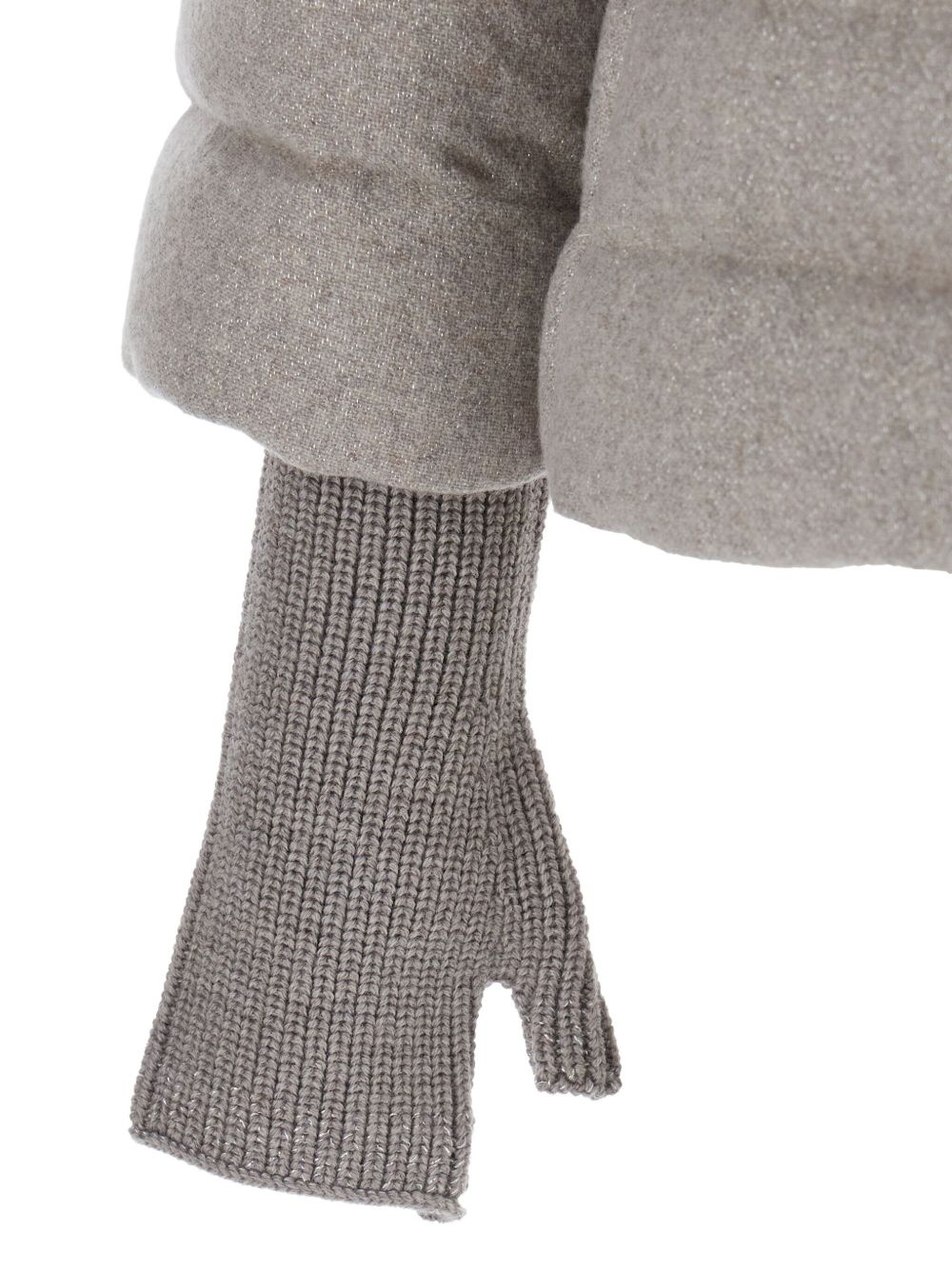 quilted high-neck jacket - 3