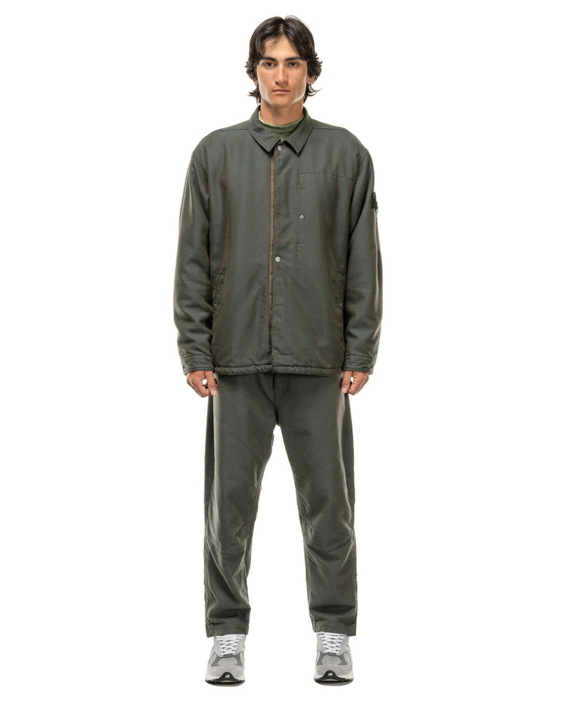 Stone Island Shadow Project DIAGONAL WEAVE NYLON WITH PRIMALOFT® COACH JACKET PETROL outlook