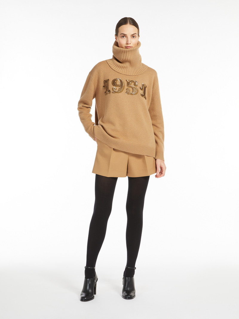 Max Mara PLATA Wool, cashmere and sequin pullover outlook
