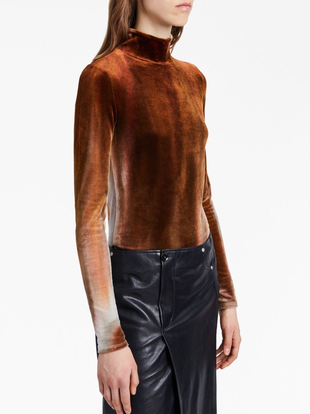 Ice Dyed velvet top - 6