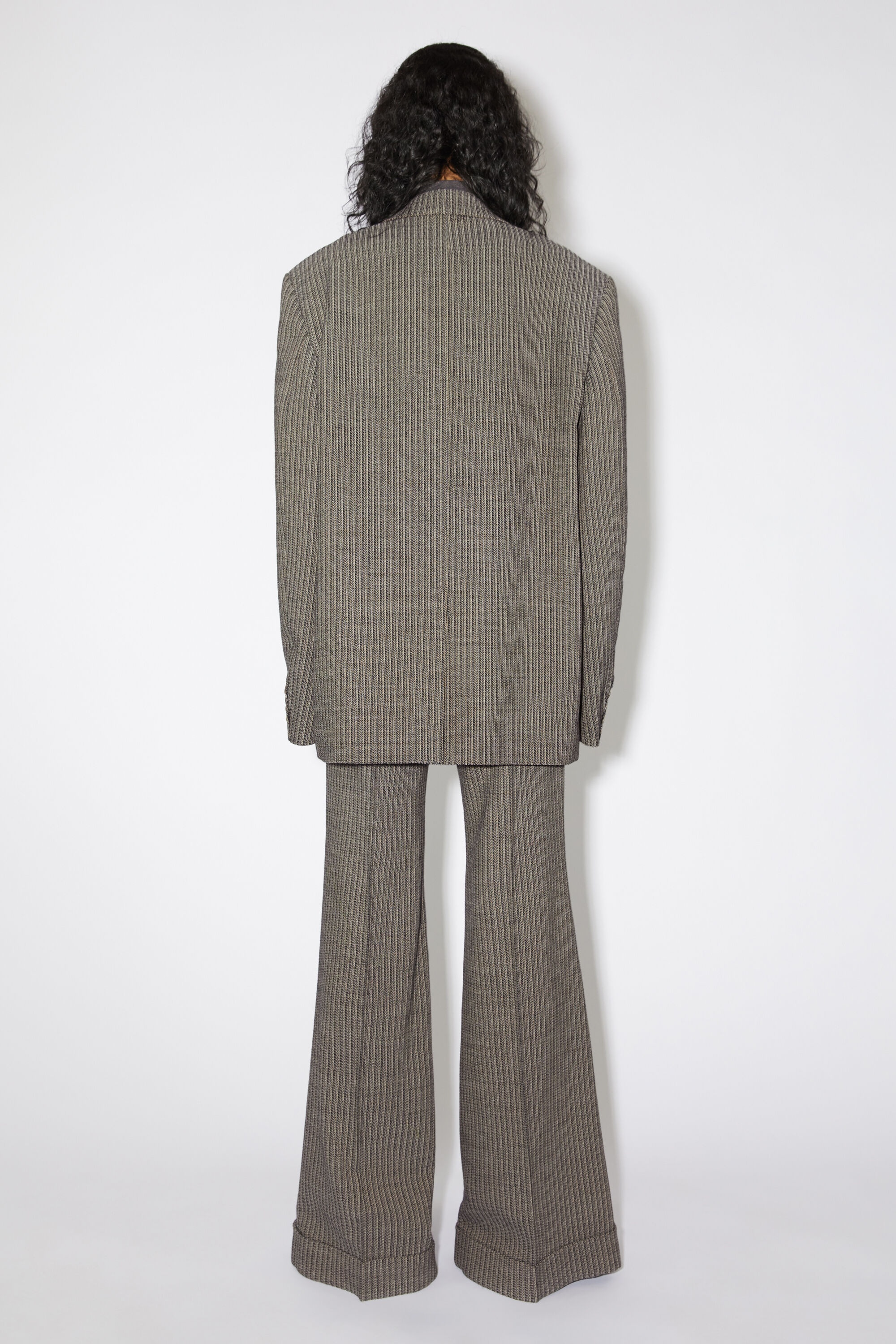 Relaxed fit suit jacket - Multi taupe - 3