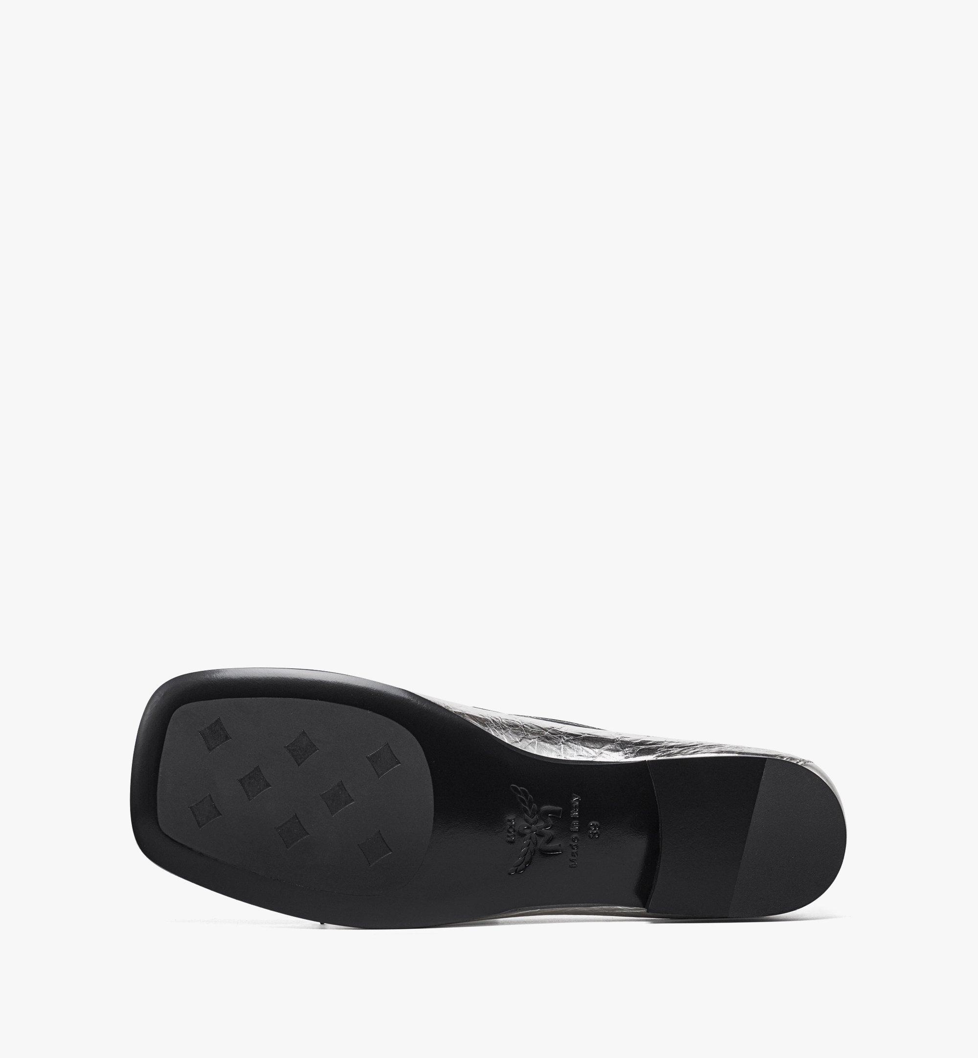 Moccasin in Metallic Calf Leather - 4