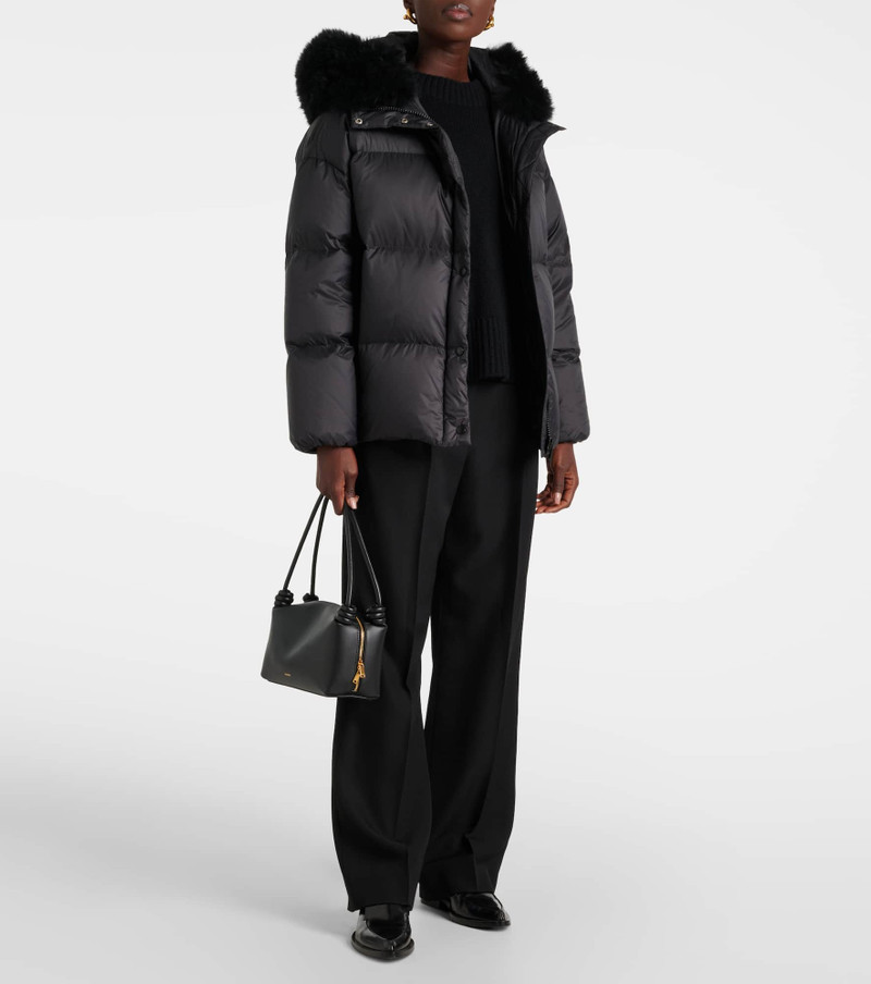 Yves Salomon Shearling-trimmed down jacket outlook