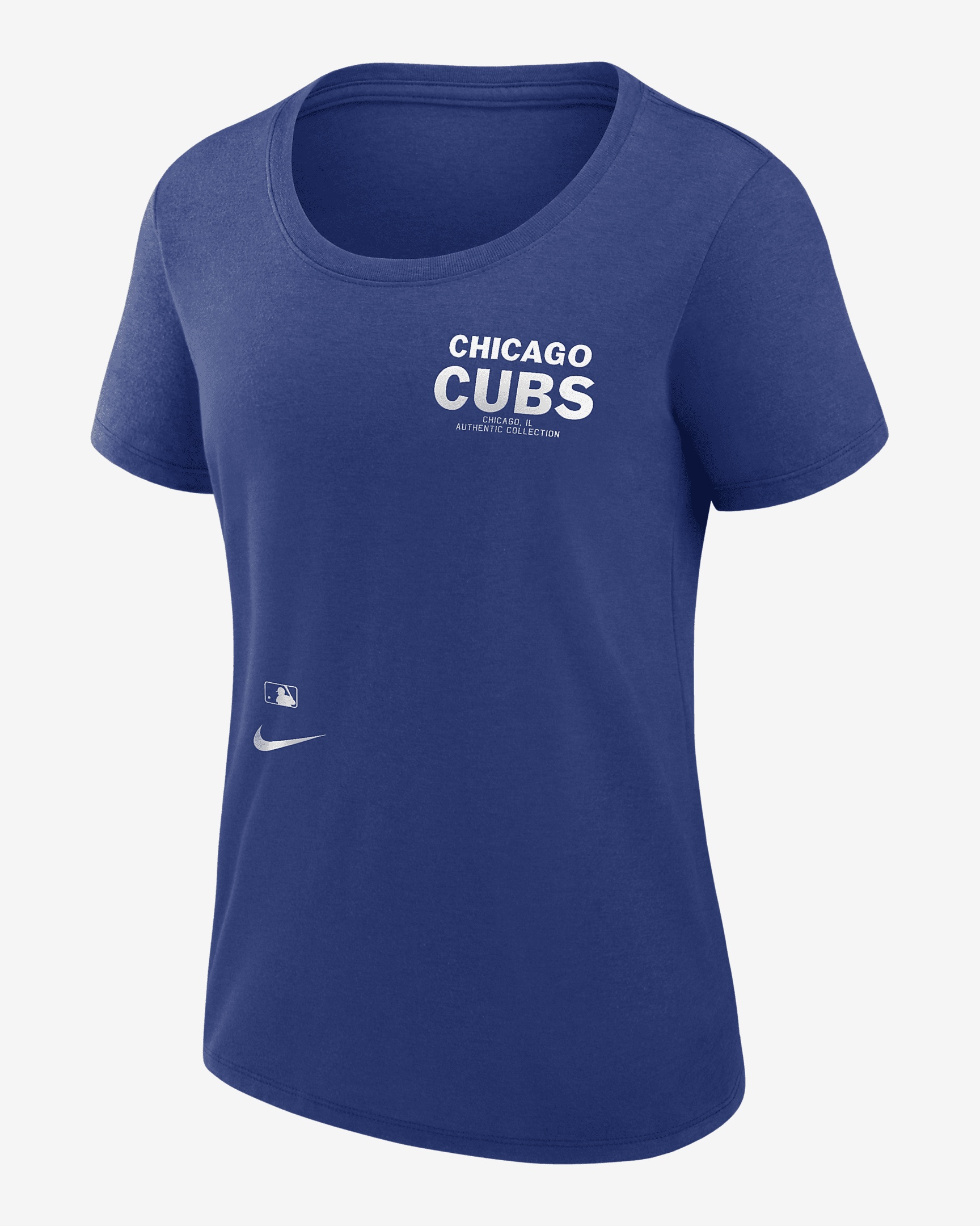 Chicago Cubs Authentic Collection Early Work Nike Women's Dri-FIT MLB T-Shirt - 1