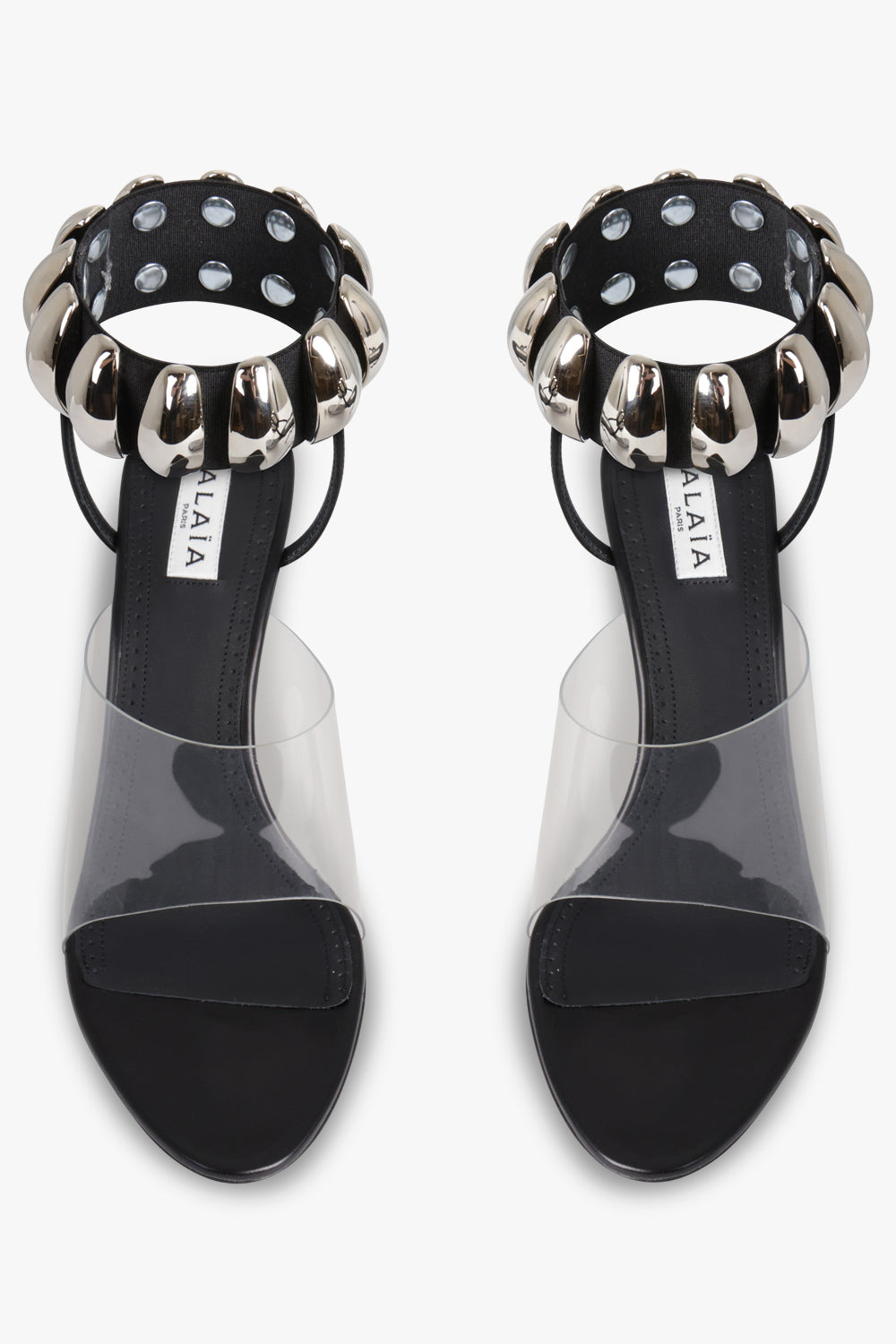 HEELED SANDALS 90MM | BLACK - 4