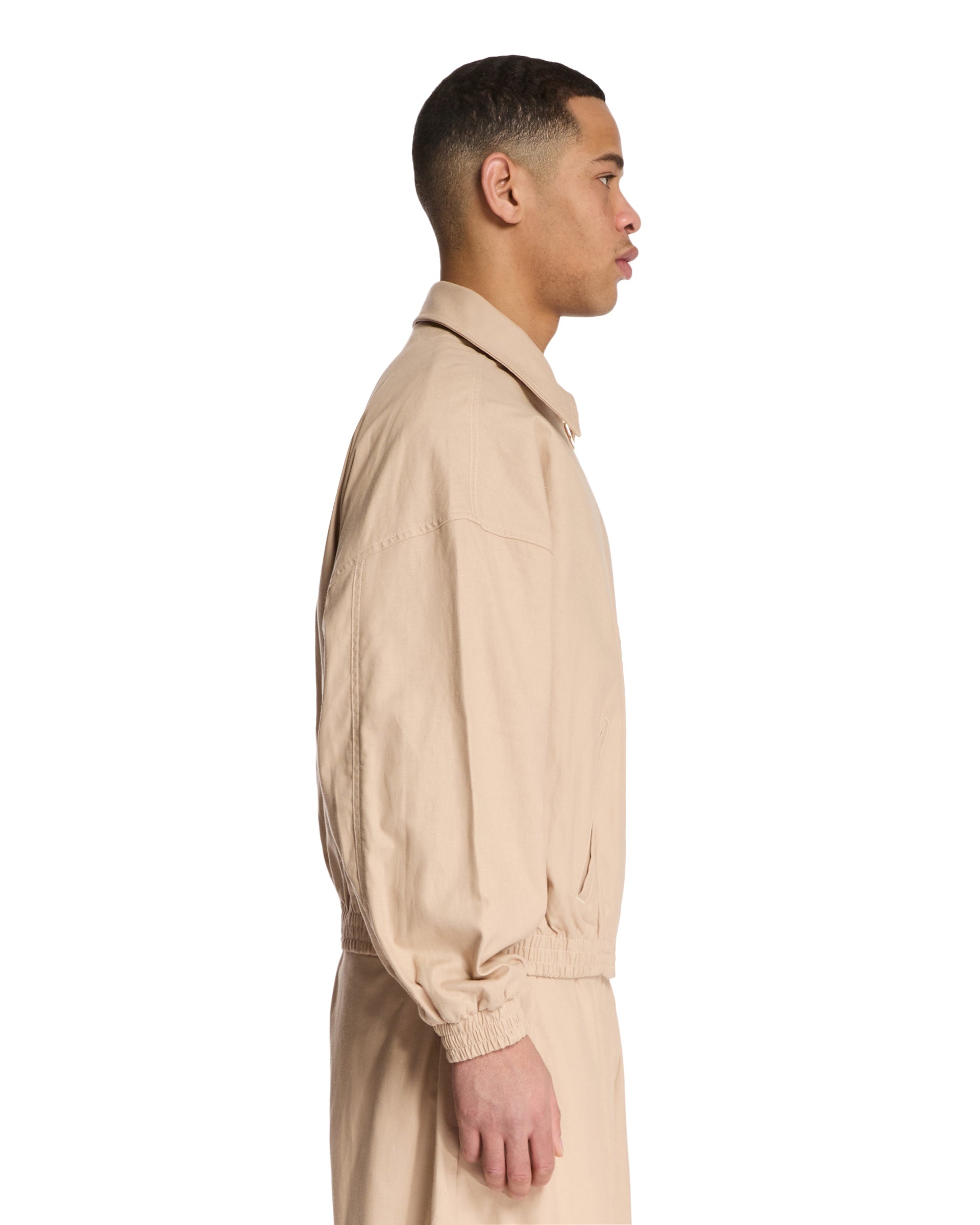 Beige Zip Jacket - 5
