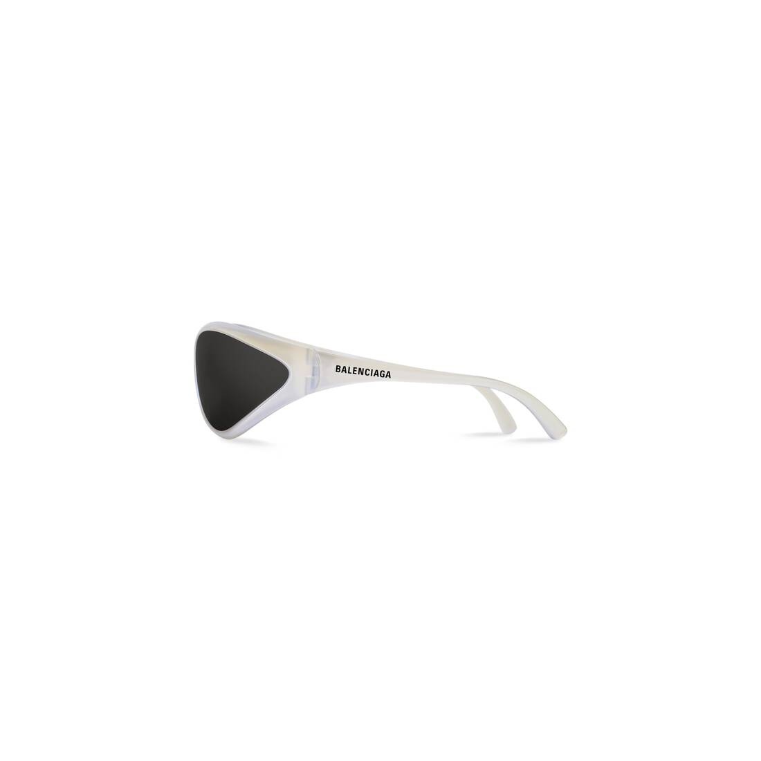90s Oval Sunglasses  in Crystal - 3