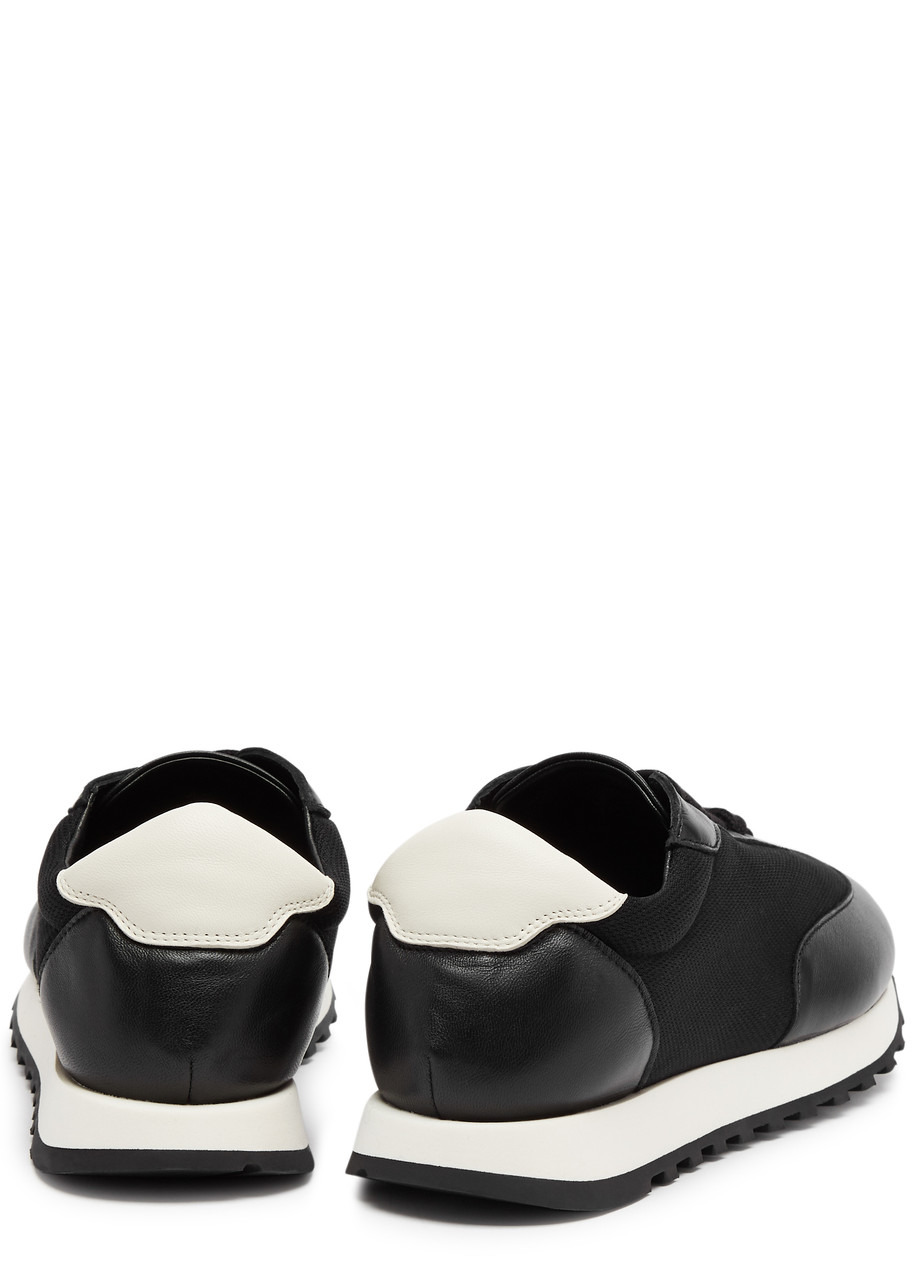 Owen panelled mesh-knit sneakers - 3