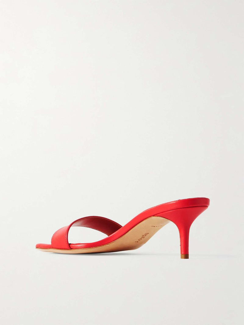 Ilvy leather mules Red 3