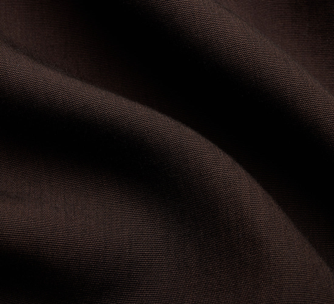 Western Overshirt - Tobacco Wool/Lyocell - 5