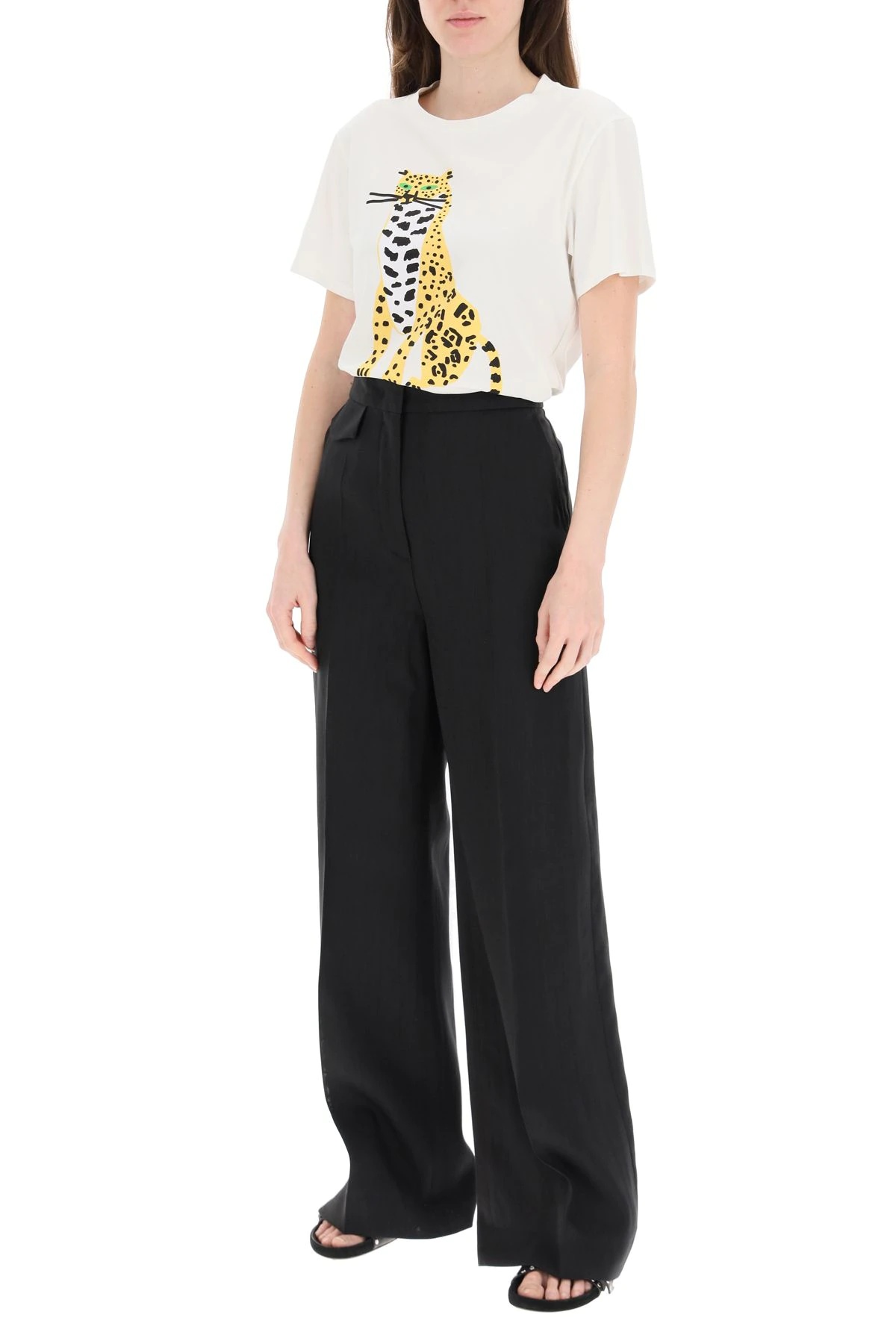 ELEGANT RAMIE TROUSERS - 2